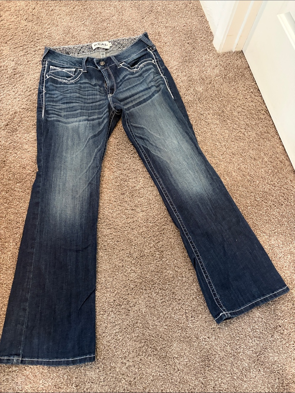 Ariat Dark Blue Flare Jeans
